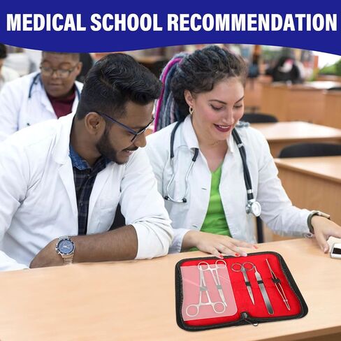 مجموعة أدوات خياطة 40 قطعة لتدريب طلاب الطب على الخياطة، مجموعة خياطة تتضمن 24 عبوة من خيط الغرز بإبرة، وأدوات كاملة لممارسة مهارات الخياطة in Kuwait