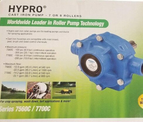 HYPRO 7560C Cast Iron 8 Roller Pump in Saudi Arabia