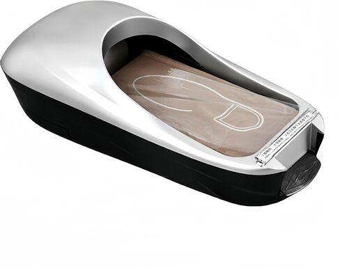 Automatic Shoe Cover dispenser - "Slip-Resistant Shoe Cover Disposable" for safe indoor environments, available in tthree styles ， fits all sizes (White) in Saudi Arabia
