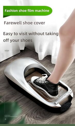 Automatic Shoe Cover dispenser - "Slip-Resistant Shoe Cover Disposable" for safe indoor environments, available in tthree styles ， fits all sizes (White) in Saudi Arabia
