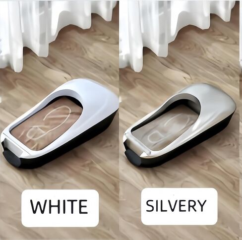 Automatic Shoe Cover dispenser - "Slip-Resistant Shoe Cover Disposable" for safe indoor environments, available in tthree styles ， fits all sizes (White) in Saudi Arabia