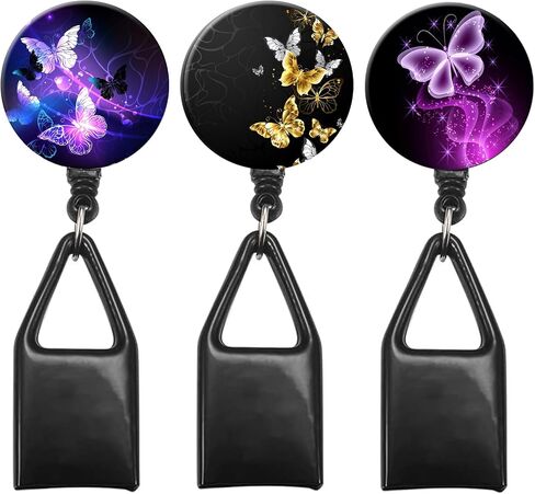 Retractable Lighter Holder with Belt Clip Decorative Badge Clip for lighters Retract Extension 24inch (Lion Wof Holder) in Kuwait
