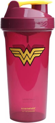 Smartshake DC Lite Protein Shaker Bottle 800ml – BPA Free Leakproof Gym Protein Shakes Bottle for Protein Powder DC Comics Bottle Batman in Saudi Arabia