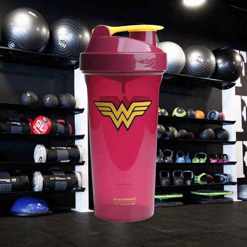 Smartshake DC Lite Protein Shaker Bottle 800ml – BPA Free Leakproof Gym Protein Shakes Bottle for Protein Powder DC Comics Bottle Batman in Saudi Arabia