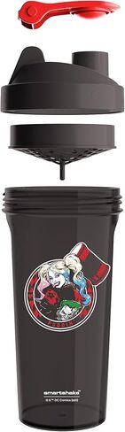 Smartshake DC Lite Protein Shaker Bottle 800ml – BPA Free Leakproof Gym Protein Shakes Bottle for Protein Powder DC Comics Bottle Batman in Saudi Arabia