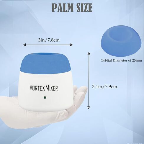 5200rpm mini Vortex Mixer paint shaker,Lab Vortex Shaker with Touch Function for Nail Polish,Eyelash shaker,Tattoo Ink,Glue Adhesives and Test Tubes (Blue) in Saudi Arabia