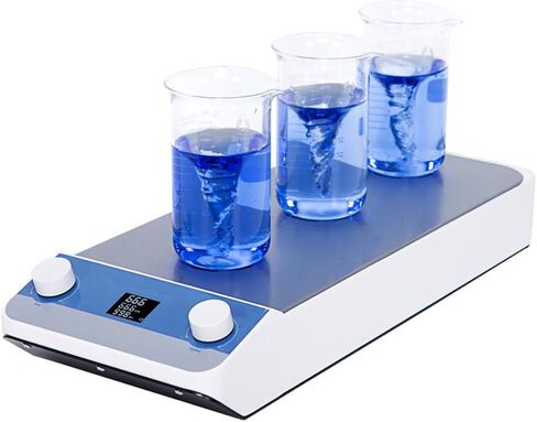 Multi Position Magnetic Stirrers 500ml 3-Position Stirrer Plate 100-240V Lab Digital Magnetic Stirrer Mixer 100-1500rpm in Kuwait