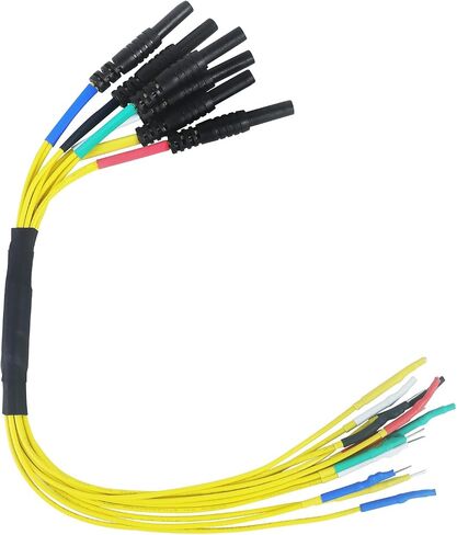HT306 Universal Breakout Leads, 6 Channel Test Lead Set for Automotive Oscilloscope Diagnostic (0.6mm Yellow) in Saudi Arabia