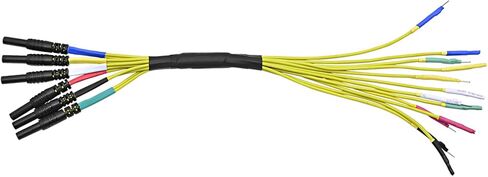 HT306 Universal Breakout Leads, 6 Channel Test Lead Set for Automotive Oscilloscope Diagnostic (0.6mm Yellow) in Saudi Arabia