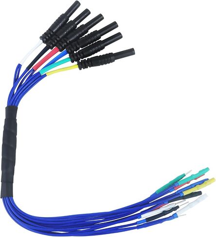 HT306 Universal Breakout Leads, 6 Channel Test Lead Set for Automotive Oscilloscope Diagnostic (0.6mm Yellow) in Saudi Arabia
