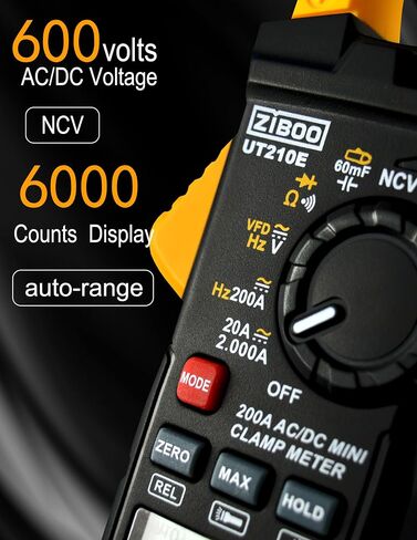 i600E 600Amp AC Current Clamp,4mm Banana Plug for Multimeters/mV AC Measurement Tools Perfect Replacement for i400E… in Saudi Arabia
