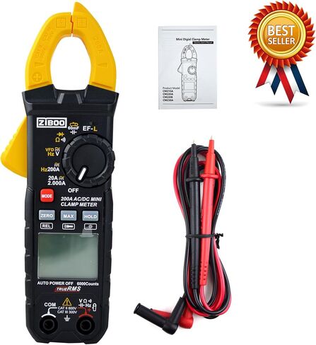 i600E 600Amp AC Current Clamp,4mm Banana Plug for Multimeters/mV AC Measurement Tools Perfect Replacement for i400E… in Saudi Arabia
