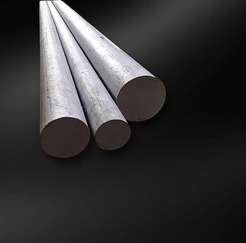 TEN-HIGH Aluminum Rod Round Bar 6061 T6 Metal Solid Bar, High conductivity High Hardness and High Strength, Diameter 60mm Length 200mm in Saudi Arabia