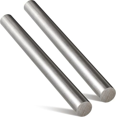 2 Pcs 12L14 Steel Bar 0.75" Diameter, 12" Length Round Stock Steel Rod 12L14 Steel Round Bar for Craft Accessories Tool in Saudi Arabia