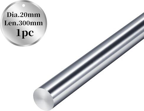 304 Stainless Steel Round Rod 10pcs 6mm x 300mm (0.24 x 11.81 inches) Metric Length Tolerance ± 0.5mm for DIY Craft Making Industry Metal Working Hobby Storage Rack Model Making in Saudi Arabia