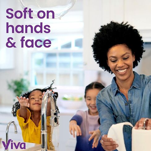 Viva Signature Cloth Paper Towels, Task Size - 24 Super Rolls (4 Packs of 6), 81 Sheets per Roll in Saudi Arabia