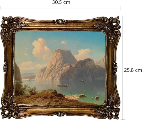 Funly mee Vintage 8x10 Picture Frame Antique Gold Photo Frame for Tabletop & Wall Mounted in Kuwait