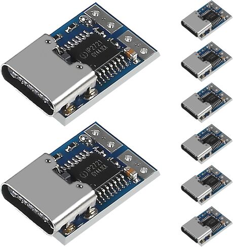 8 قطعة PDC004-PD PD شرك وحدة USB-C 12 فولت PD وحدة الزناد 12 فولت تيار مستمر الجهد الثابت وحدة الزناد الطاقة 5A نوع-C أنثى المدخلات للكمبيوتر المحمول in Saudi Arabia