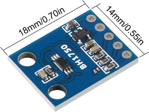 6pcs GY-302 BH1750 BH1750FVI Light Intensity Illumination Module for arduino in Saudi Arabia