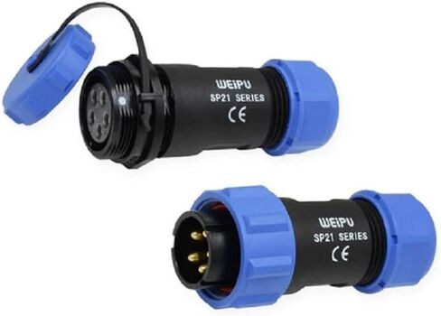 WEIPU SP21 3Pin موصل دائري كهربائي صناعي SP2110 IP68 موصلات اقتران مترابطة in Kuwait