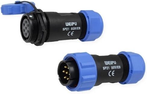 WEIPU SP21 3Pin موصل دائري كهربائي صناعي SP2110 IP68 موصلات اقتران مترابطة in Kuwait