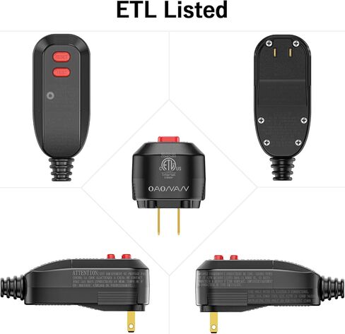 GFCI Replacement Plug Assembly Auto Reset 15 Amp 2 Prongs, 5 Years Warranty, Waterproof, Ground Fault Circuit Interrupter Safety Plug for Pressure Washer, Hot Tub, Air Conditioner, Hair Dryer in Saudi Arabia