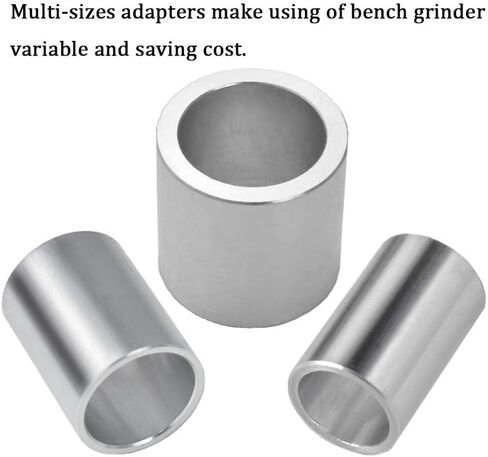 SCOTTCHEN Multi-sizes Bushing Arbor Reducing Adapters 1" Thick from 1" to 3/4", 5/8", 1/2" Arbor Aluminum - S/3 in Saudi Arabia