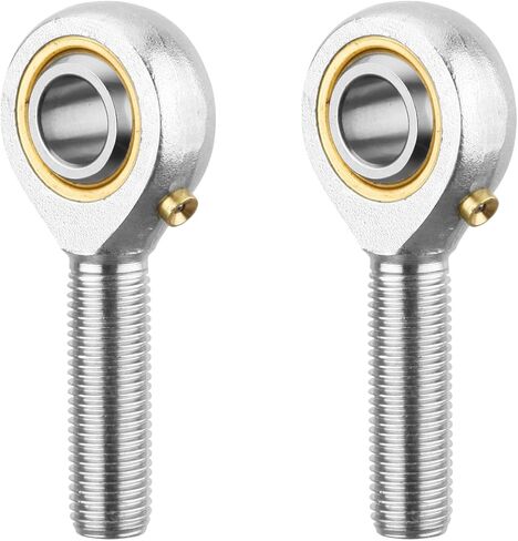 POSB5 Rod End Bearing 5/16 Inch Bore and 5/16-24 Right Hand Thread, Self-Lubricating Male Heim Joint Rod Ends,IncludesJam Nuts 2pcs in Saudi Arabia