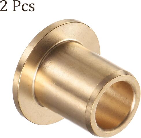 2pcs Bronze Flange Bearing Sleeve [10mm Bore x 14 OD x 20mm Flange Thickness] Self-Lubricating Bushings in Saudi Arabia