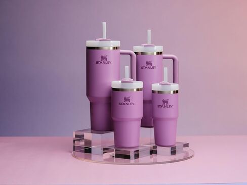 Stanley Quencher H2.0 FlowState Stainless Steel Vacuum Insulated Tumbler with Lid and Straw for Water, Iced Tea or Coffee in Saudi Arabia