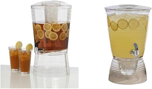 CreativeWare CreativWare 3-Gallon Mosaic Beverage Dispenser, Clear in Kuwait
