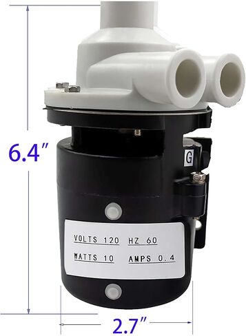 مجموعة محرك المضخة PA0613 متوافقة مع مضخة المياه لآلة صنع الثلج Hoshizaki لـ S-0613، 321444A01، 321444A02، 3A2638A03، HS-0176 in Kuwait