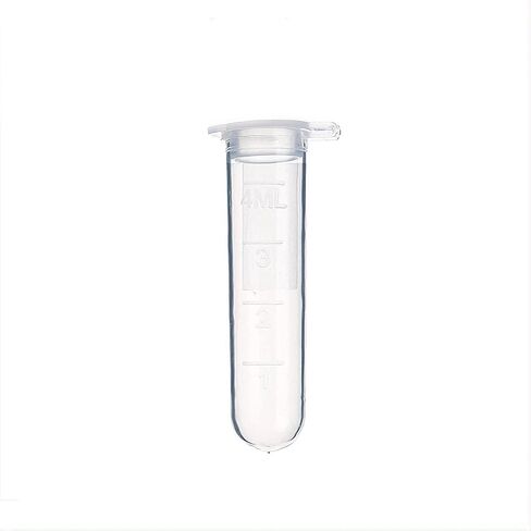 5ml Microcentrifuge Tubes 2000PCS,Centrifuge Tubes with Attached Lid,Clear Round Micro Centrifuge Small Sample Bottle Vials Container for Lab,Plastic Lab Snap Tubes [5ml, 10Bag PCS,2000PCS] in Saudi Arabia