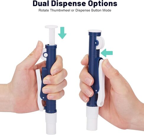 Pipette Pumps, lab Handheld Pumps(2ml Blue), Fit Glass or Plastic Pipettes in Saudi Arabia