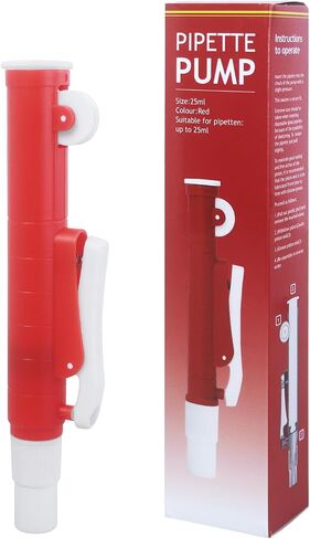 Pipette Pumps, Set of 3 Lab Pipettes Including 2ml Blue & 10ml Green& 25ml Red, Scientific Pipette Pump Fit for Disposable Plastic Pipettes Glass Pipettor in Saudi Arabia