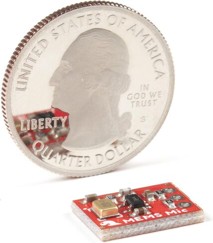 SparkFun التناظرية MEMS ميكروفون اندلاع - SPH8878LR5H-1 - متعدد الاتجاهات منخفض المستوى OpAmp فلوش شنت ميكروفون 2.3-3.6V العرض الجهد نسبة الإشارة إلى الضوضاء 66dB / Pa in Saudi Arabia
