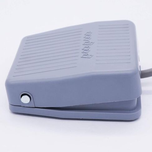 Twidec/10A 250VAC مؤقتة نونسليب البلاستيك القدم دواسة التبديل SPDT NO NC يدوي رمادي القدم التبديل ل CNC الصناعية مع كابل 1M FS-201 in Saudi Arabia