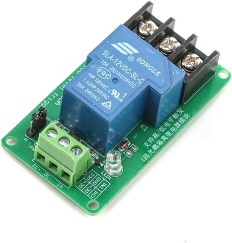 HiLetgo 2pcs 5V 30A One Channel Relay Module Optocoupler Isolation High and Low Trigger 5V in Saudi Arabia