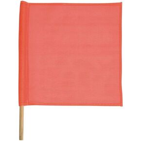 علم السلامة SFKV18-24 أعلام أمان شبكية مقاس 18 بوصة، مع وتد أحمر/برتقالي in Kuwait