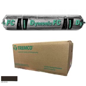 Tremco Dark Bronze Dymonic FC High-Performance, Fast-Curing, Single-Component, Hybrid Sealant 20.3 fl/oz Sausages (960721-385), Case of 15