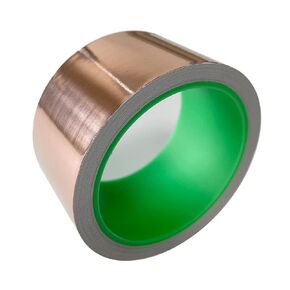 Copper Foil Tape with Conductive Adhesive (2 Inch x 33 FT) - 1Pack, for Guitar, Crafts, Electrical Repairs, Grounding, DIY Projects, Stained Glass