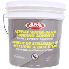 Alpha Systems 8011 Acrylic Water Based Bonding Adhesive - 1 Gallon