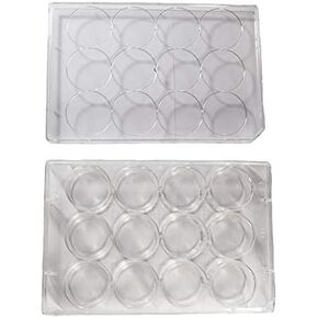 12 Well Non-Treated Sterile Flat Tissue Culture Plate (50/Case)