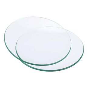 PATIKIL 100mm Diameter Watch Glass, 5 Pack Beaker Cover Smooth Edges Chamfered Arc for Laboratory, Transparent