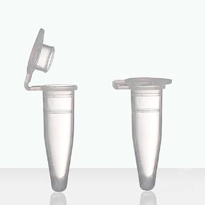 1.5ml Microcentrifuge Tube - PCR Tube with Flat Cap(500pcs),Graduated-Polypropylene Plastic