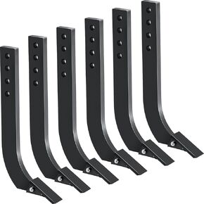 Box Blade for Tractor, 16" Ripper Shank for Box Blade, Box Blade Ripper Shank with 4 Holes for Depth Adjustment, Scarifier Shank for Replacement, Digging, Plowing (1 PCS)