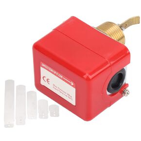 YWBL-WH HFS-25 1inch Thread Paddle Type Liquid Water Flow Paddle Control Switch SPT AC220V 15A with Paddles, Flow Switch