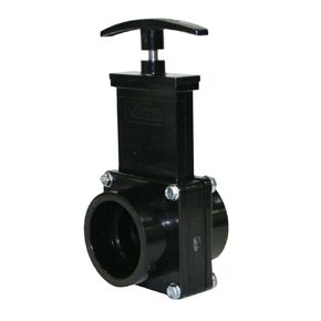 Valterra 7101 ABS Gate Valve, Black, 1-1/2" Slip
