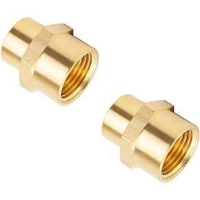 قارنة التوصيل النحاسية، مخفض أنثى × أنثى، 3/4 بوصة أنثى × 1/2 بوصة أنثى NPT، (عبوتان) in Kuwait