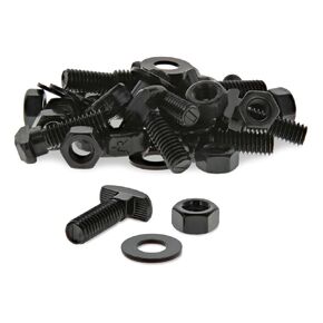 8020, 3301, 15 Series, 5/16-18 x 1" Long Drop in T-Slot Hammer Head Stud Bolt with 5/16 Hex Nut and Washer for 80/20 Aluminum Extrusion T Slot Channel Hardware HW (15)